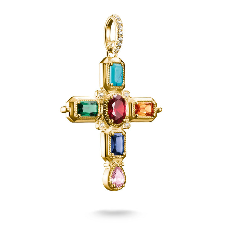 Pendant cross with stones  | THOMAS SABO Australia