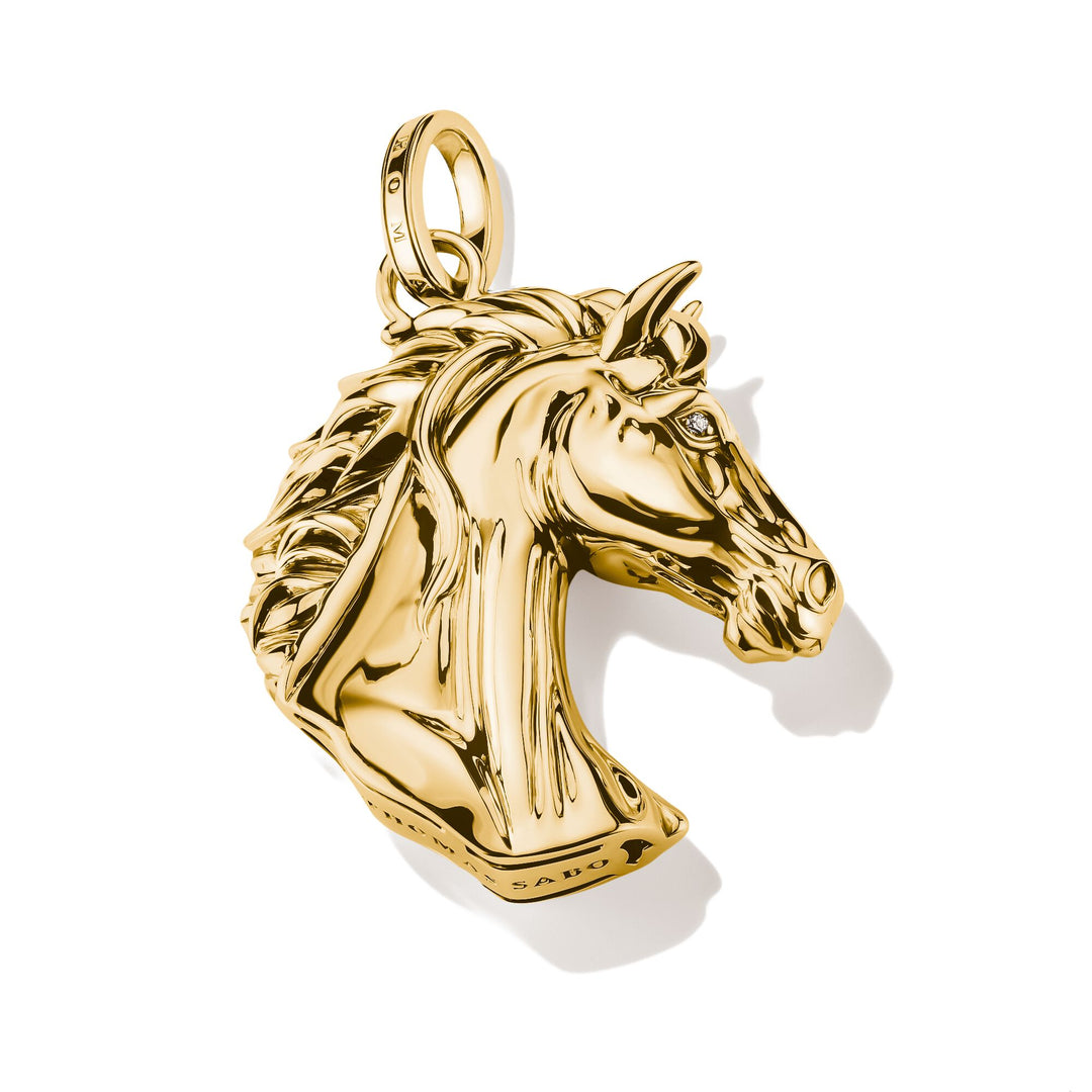 Elyndra Horse Pendant with Zirconia
