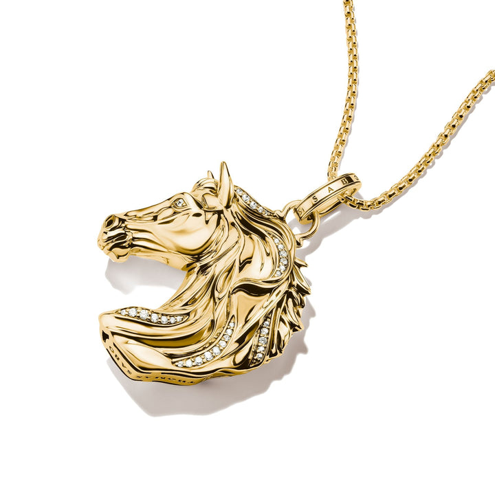 Elyndra Horse Pendant with Zirconia