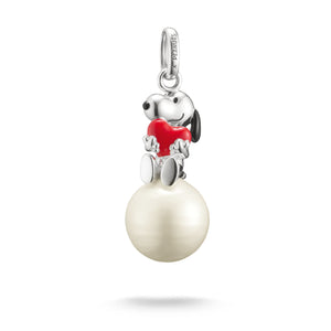 Snoopy Pendant with Heart on Snowball PEANUTS | THOMAS SABO Australia