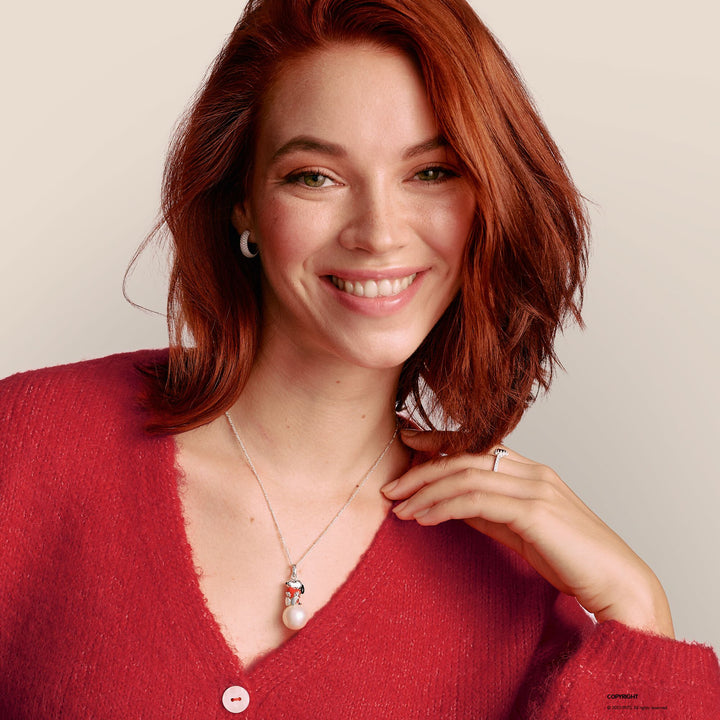 Snoopy Pendant with Heart on Snowball PEANUTS | THOMAS SABO Australia