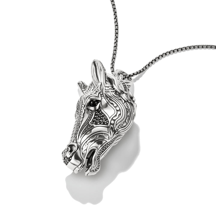 Small Horse Head Pendant Wild Horses
