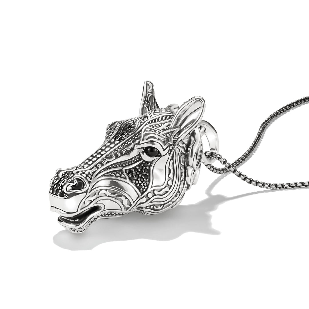 Small Horse Head Pendant Wild Horses