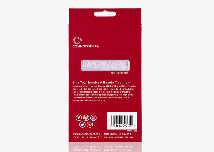 Connoisseurs Extra Large UltraSoftÂ® Silver Jewellery Polishing Cloth