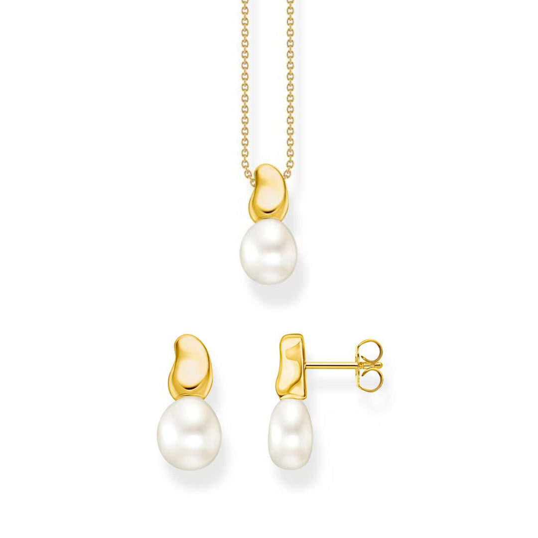 Freshwater Pearl Necklace &amp; Ear Studs Set