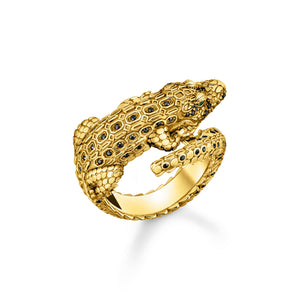Gold Crocodile Ring | THOMAS SABO Australia