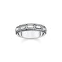 Ring crocodile shell silver blackened | THOMAS SABO Australia