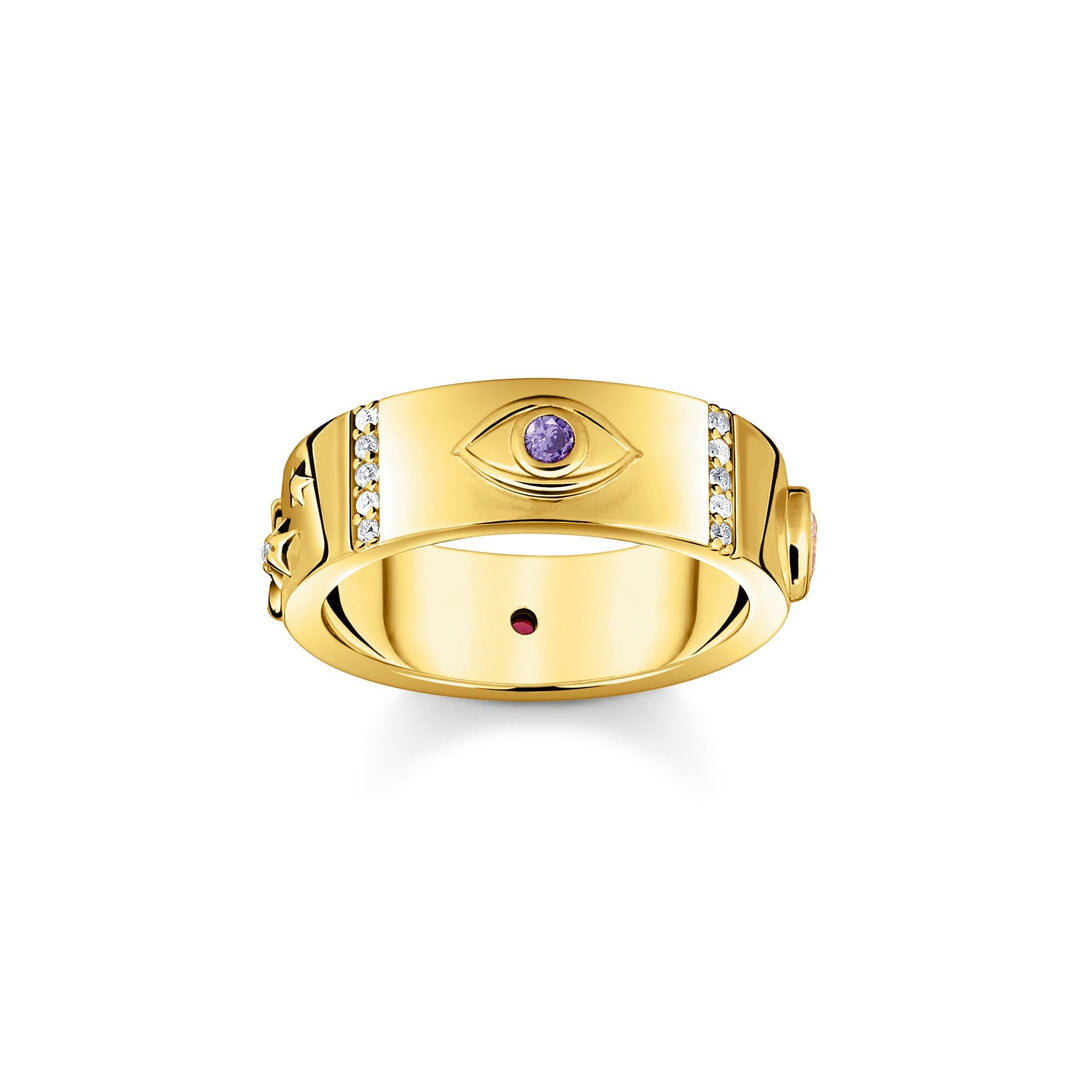 Cosmic Talisman Ring with colourful stones | THOMAS SABO Australia