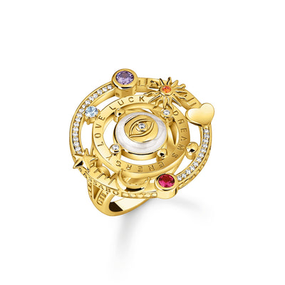 Cosmic cocktail ring with half-ball and stones | THOMAS SABO Australia