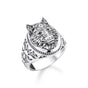 Rebel Wolf signet ring | THOMAS SABO Australia
