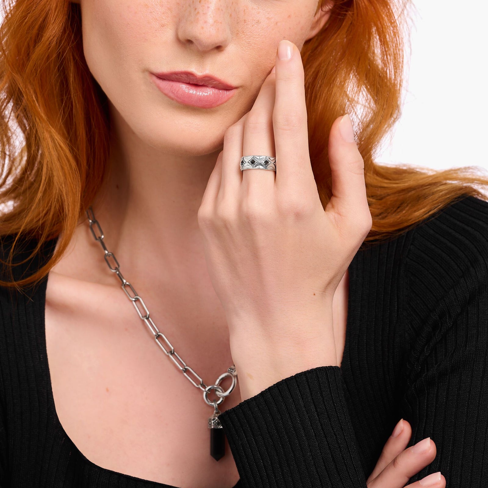 Rebel Wolf ring | THOMAS SABO Australia