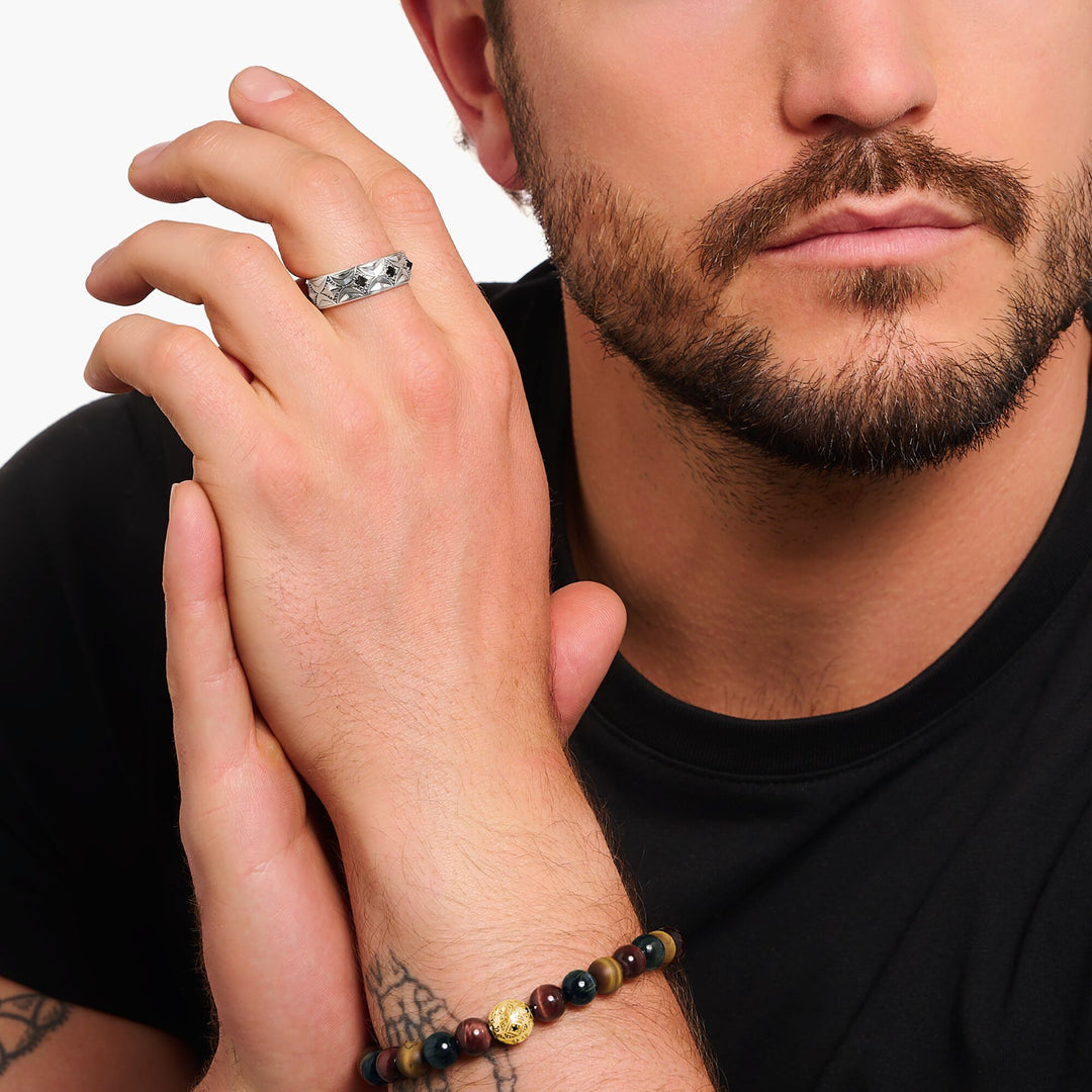 Rebel Wolf ring | THOMAS SABO Australia