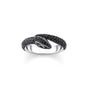 Snake ring with black zirconia | THOMAS SABO Australia