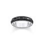 Ring with black zirconia  | THOMAS SABO Australia