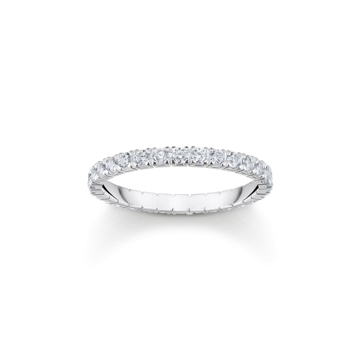 Ring in delicate design with white zirconia | THOMAS SABO Australia