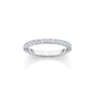 Ring in delicate design with white zirconia | THOMAS SABO Australia