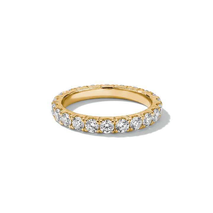 Eternity ring with zirconia