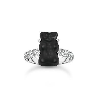 Ring with black Goldbear and zirconia | THOMAS SABO Australia