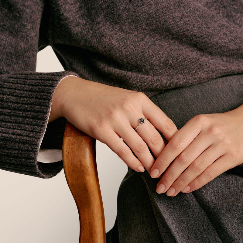 Ring Black Drop Zirconia True Romance | THOMAS SABO Australia