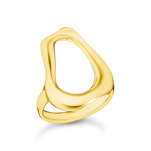 Wavy Gold Ring | THOMAS SABO Australia