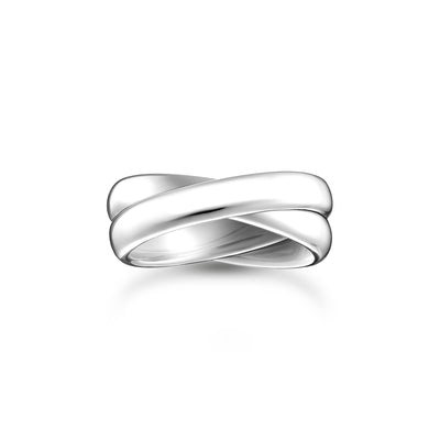 Slim ring in duo design | THOMAS SABO Australia