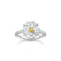 cocktail ring Lovely Daisy with stones | THOMAS SABO Australia