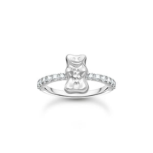 Ring with Silver HARIBO goldbear and zirconia | THOMAS SABO Australia