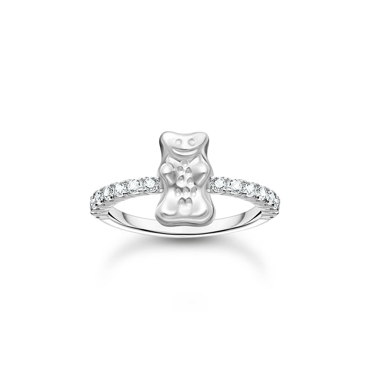 Ring with Silver HARIBO goldbear and zirconia | THOMAS SABO Australia