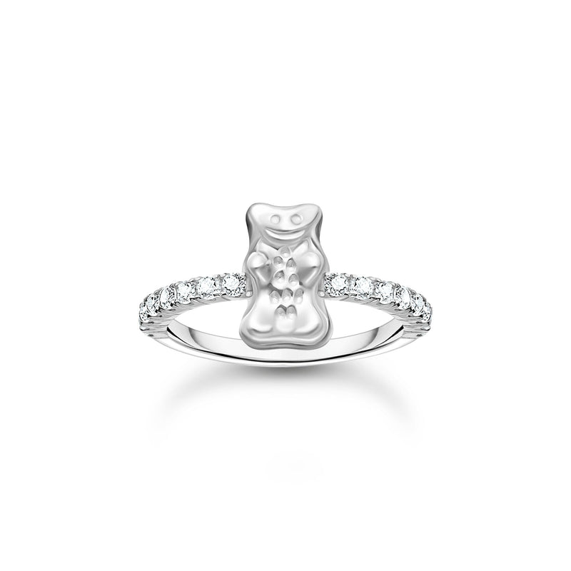 Ring with Silver HARIBO goldbear and zirconia | THOMAS SABO Australia
