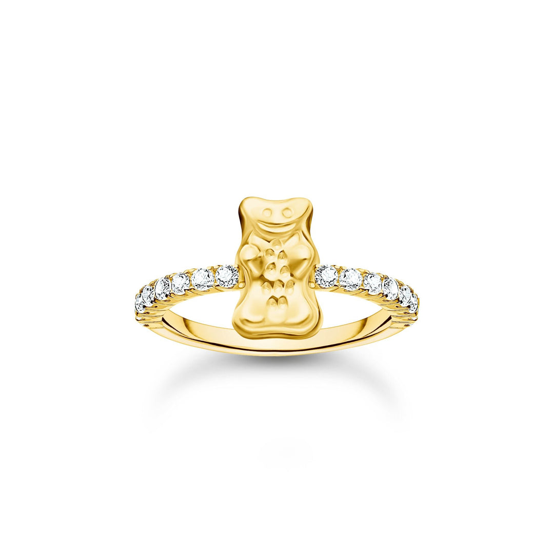 Ring with Gold HARIBO goldbear and zirconia | THOMAS SABO Australia