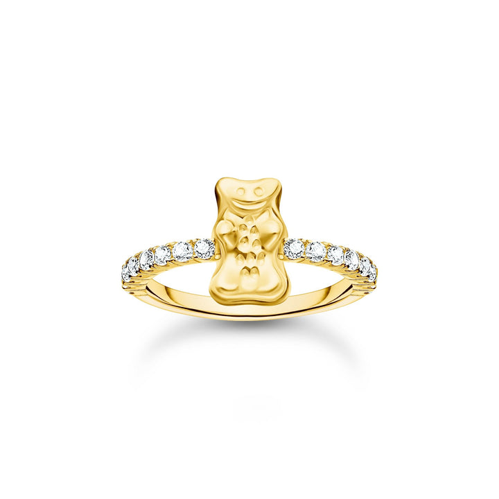 Ring with Gold HARIBO goldbear and zirconia | THOMAS SABO Australia