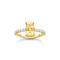 Ring with Gold HARIBO goldbear and zirconia | THOMAS SABO Australia