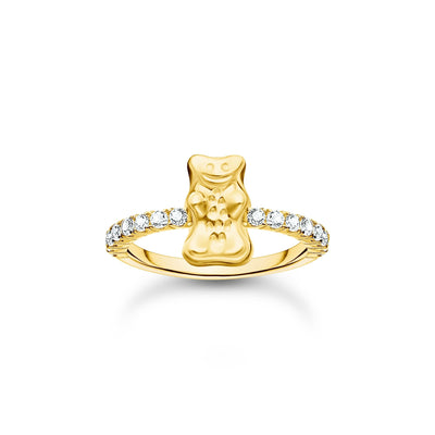 Ring with Gold HARIBO goldbear and zirconia | THOMAS SABO Australia