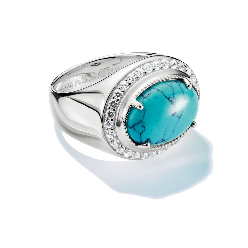 Oval Turquoise Ring | THOMAS SABO Australia