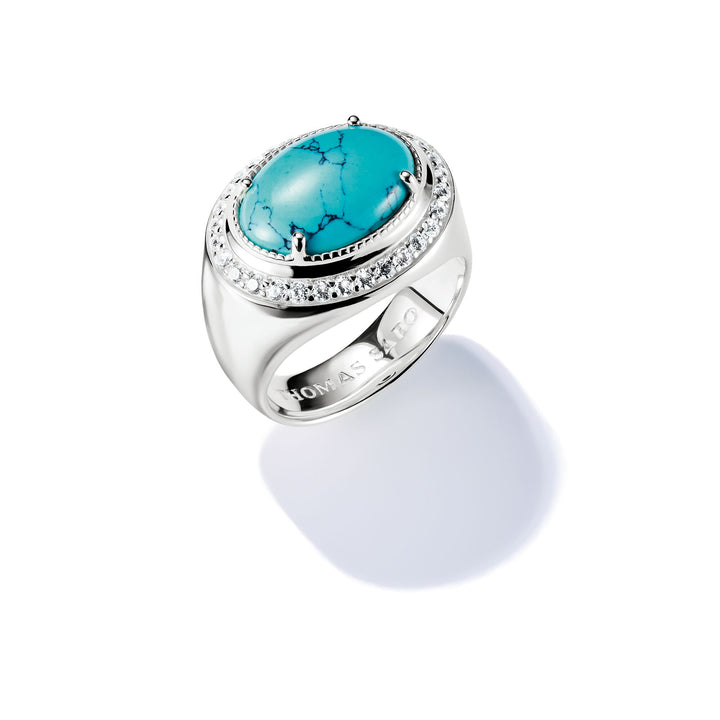 Oval Turquoise Ring | THOMAS SABO Australia