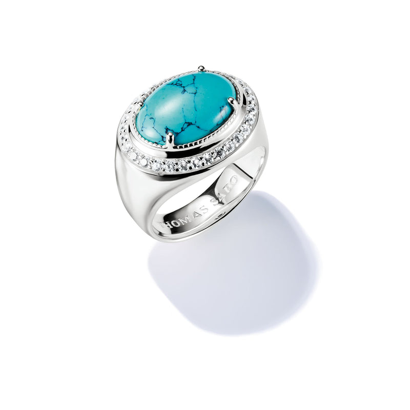 Oval Turquoise Ring | THOMAS SABO Australia