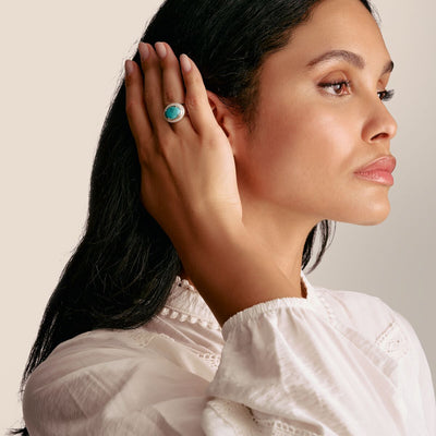 Oval Turquoise Ring