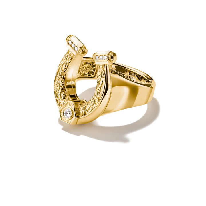 Horseshoe Ring Gold