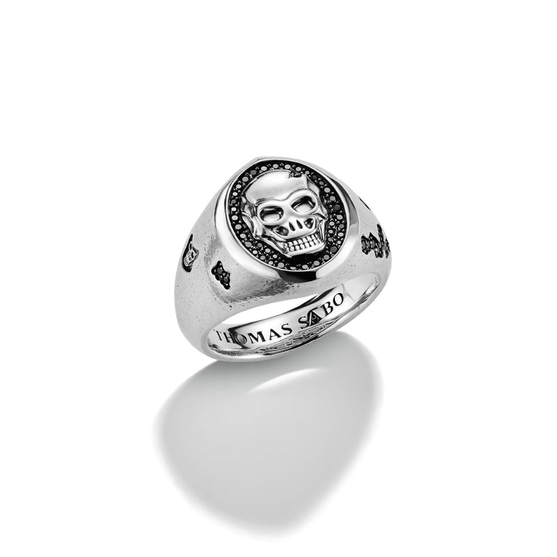 Signet Ring Skull Relief Rebel Icons | THOMAS SABO Australia