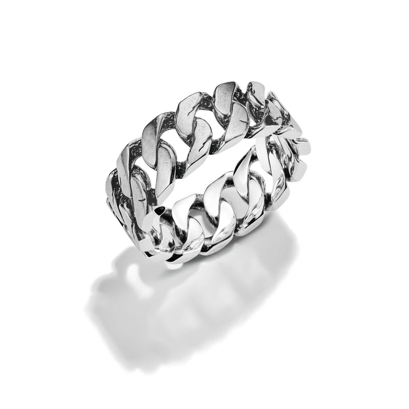 Band Ring Curb Design Vintage Finish Rebel Icons | THOMAS SABO Australia
