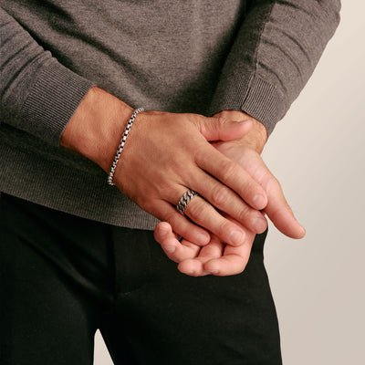 Band Ring Vintage Links