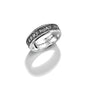 Band Ring REBEL AT HEART Lettering Black Zirconia Rebel Icons | THOMAS SABO Australia