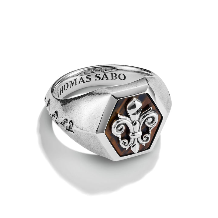 Signet Ring Lily Emblem