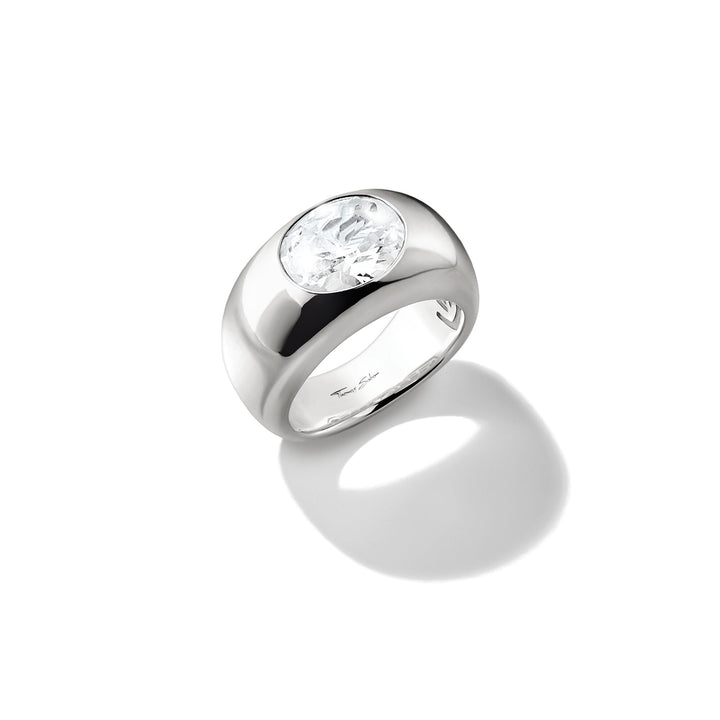 Ring with White Zirconia Stone Bold Elegance | THOMAS SABO Australia
