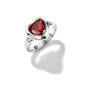 Ring with Red Heart Zirconia Stone Elyndra | THOMAS SABO Australia