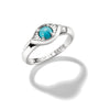 Small Eye Ring with Imitation Turquoise Elyndra | THOMAS SABO Australia