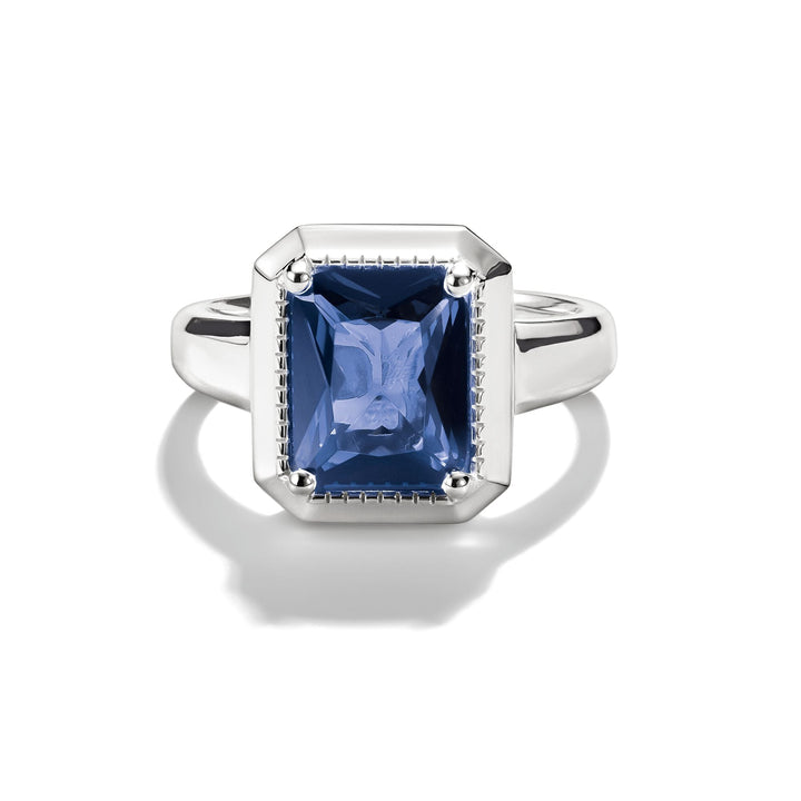 Ring with nanocrystal in octagon cut | THOMAS SABO Australia