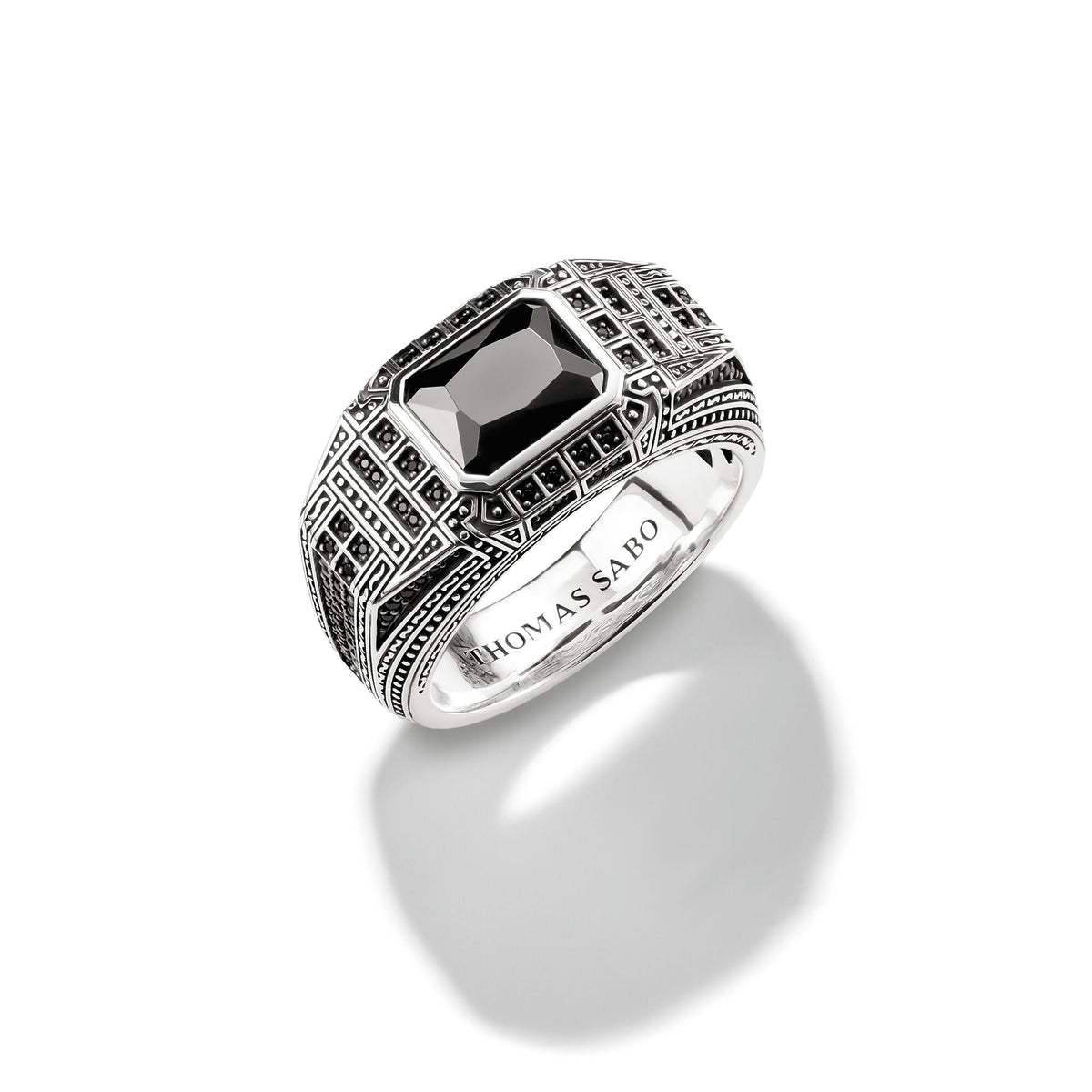 Signet Ring with Onyx and Black Stones Wild Horses | THOMAS SABO Australia
