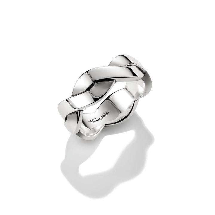 Band Ring with Braided Structure | THOMAS SABO Australia