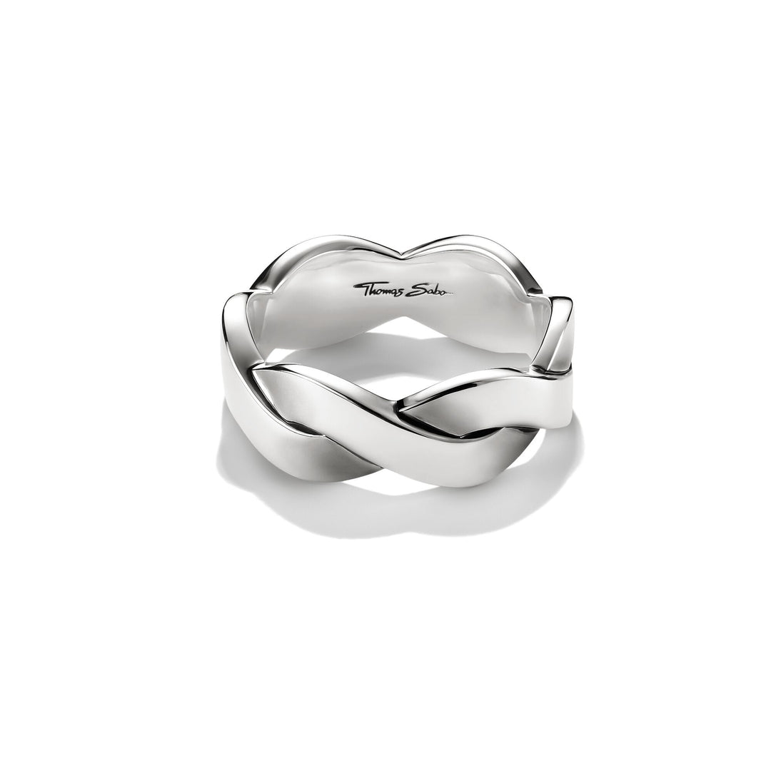 Band Ring with Braided Structure
